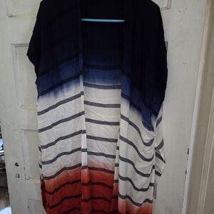 Elegant Ombre Striped Tunic Top